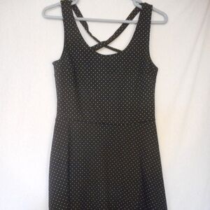 Black white polka dot Size S H&M sleeveless Dress